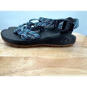 CHACO Z/Cloud X2 J107232 Womens US 7 Strappy Shoes Navy Blue Casual Thong Sandal